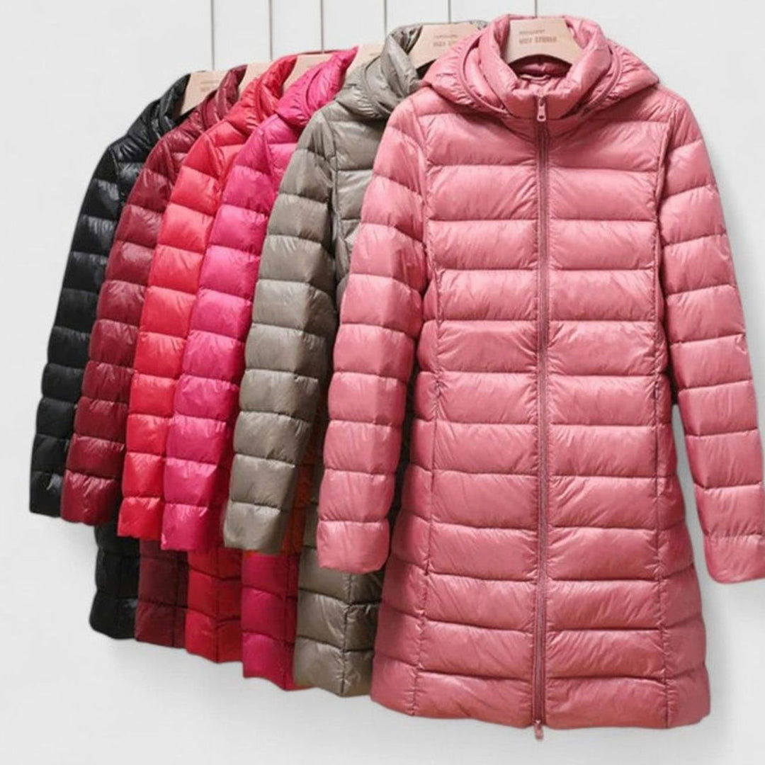 Lowri | Longline Lightweight Puffer Jacket Womens