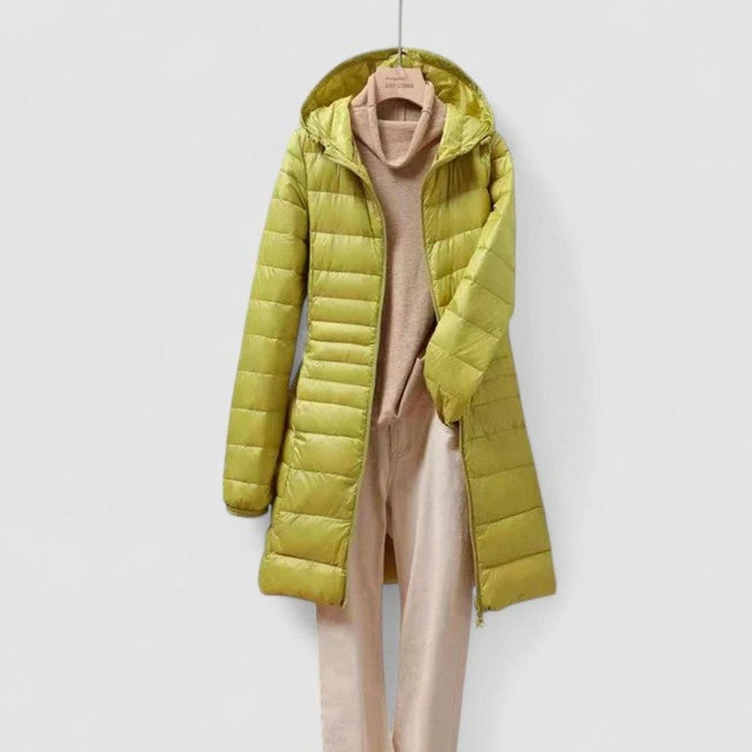 Lowri | Longline Lightweight Puffer Jacket Womens