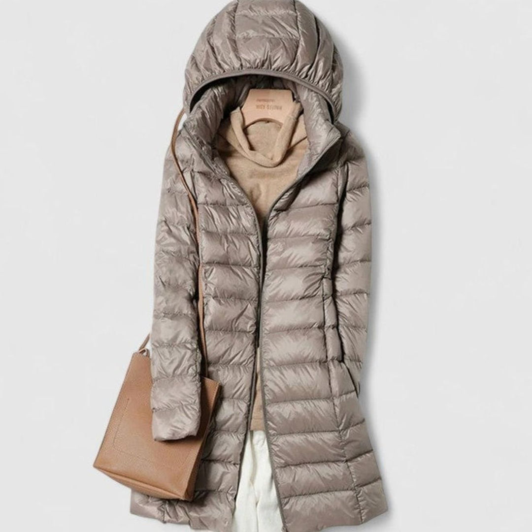 Lowri | Longline Lightweight Puffer Jacket Womens