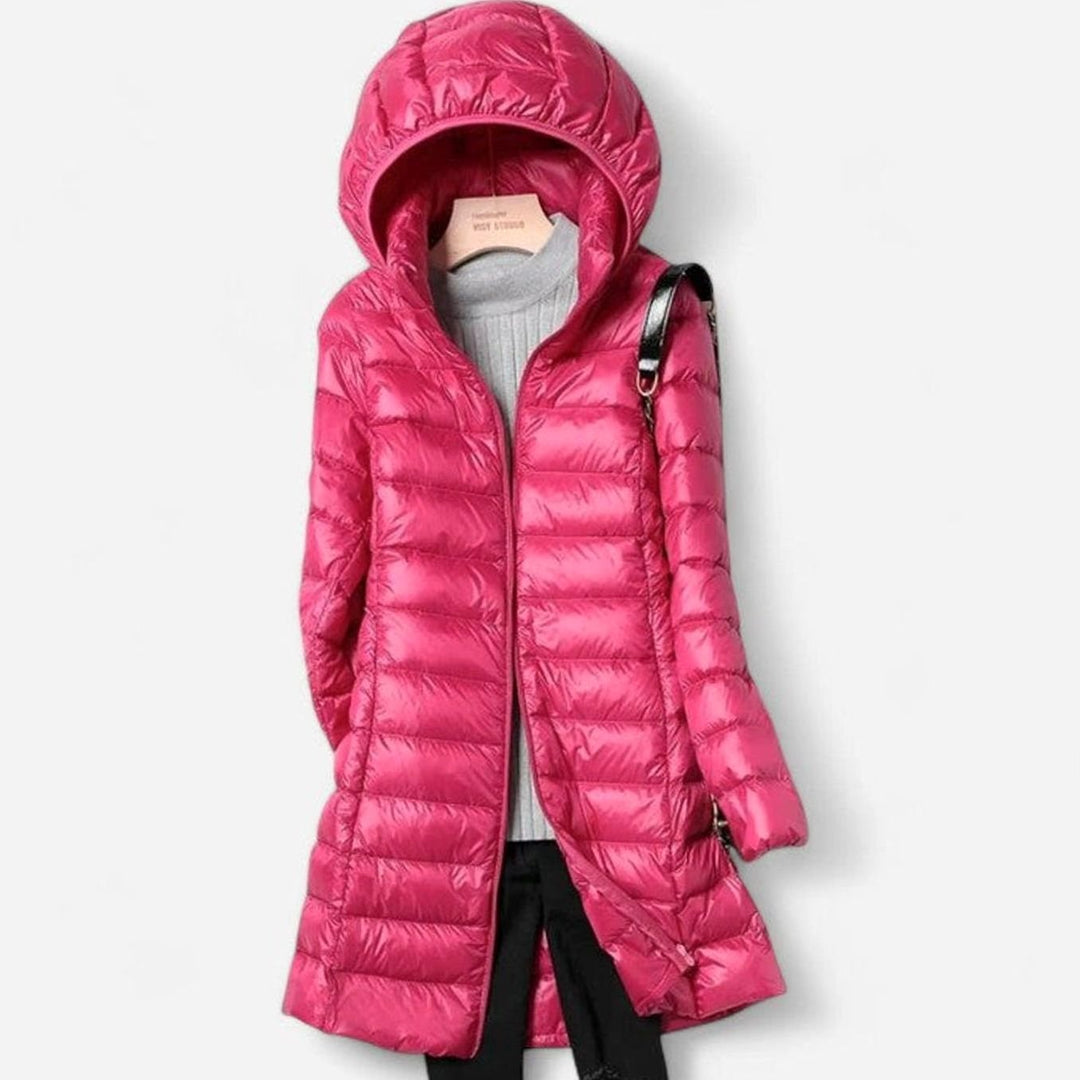 Lowri | Longline Lightweight Puffer Jacket Womens