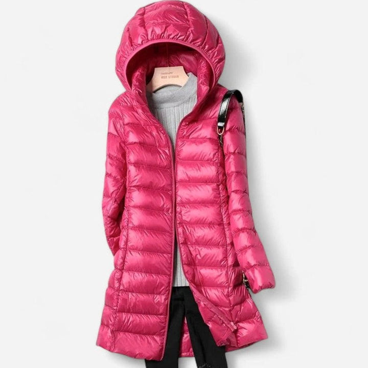 Lowri | Longline Lightweight Puffer Jacket Womens