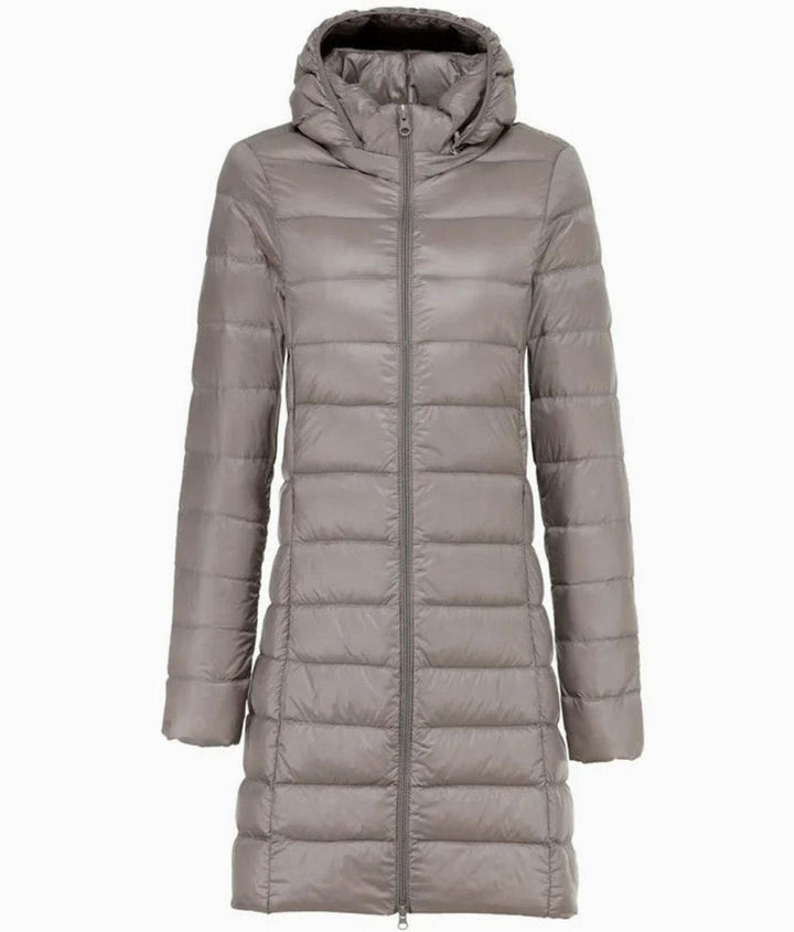 Kerensa | Knee Length Hooded Puffer Jacket