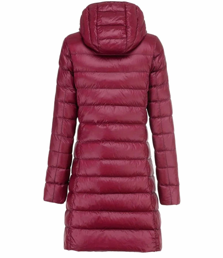 Kerensa | Knee Length Hooded Puffer Jacket