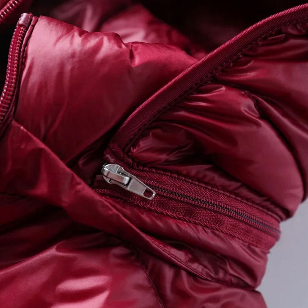 Kerensa | Knee Length Hooded Puffer Jacket