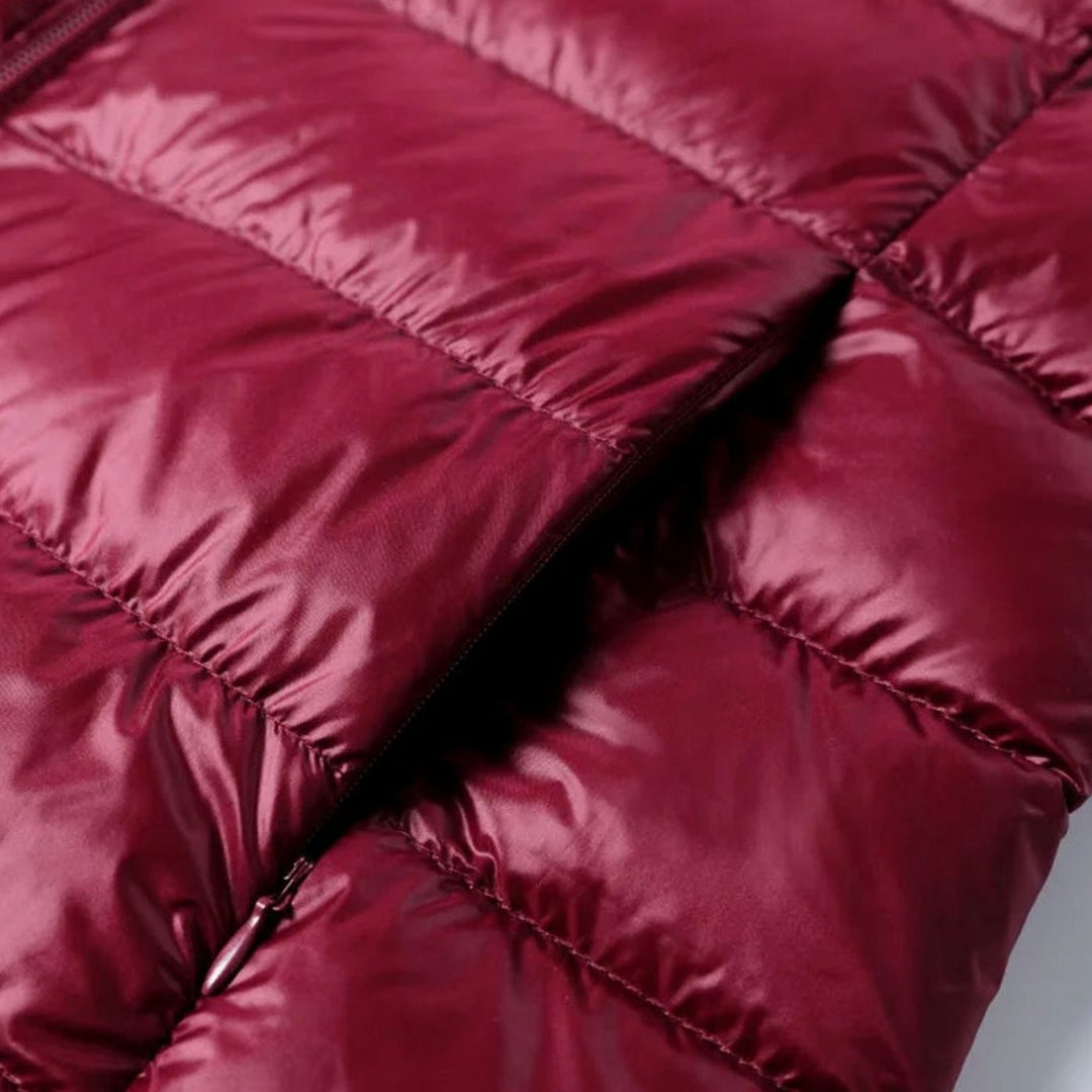Kerensa | Knee Length Hooded Puffer Jacket