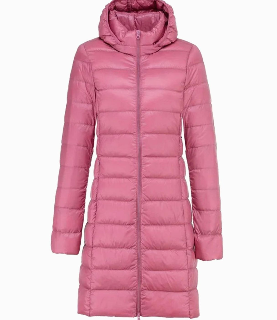 Kerensa | Knee Length Hooded Puffer Jacket