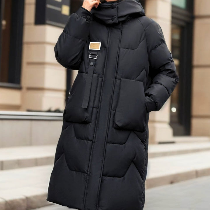 Pearl | Long Oversized Hooded Puffer Jacket