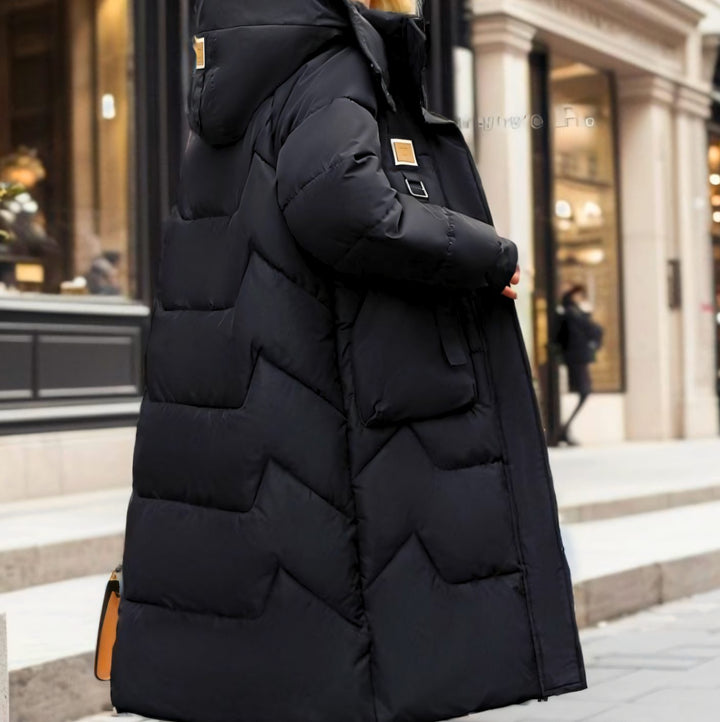 Pearl | Long Oversized Hooded Puffer Jacket