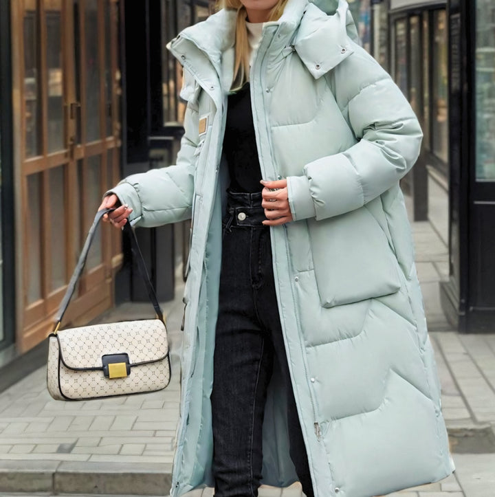Pearl | Long Oversized Hooded Puffer Jacket