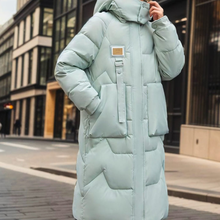 Pearl | Long Oversized Hooded Puffer Jacket