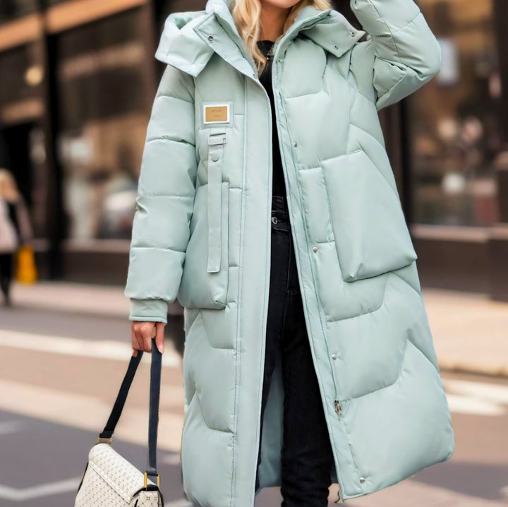 Pearl | Long Oversized Hooded Puffer Jacket