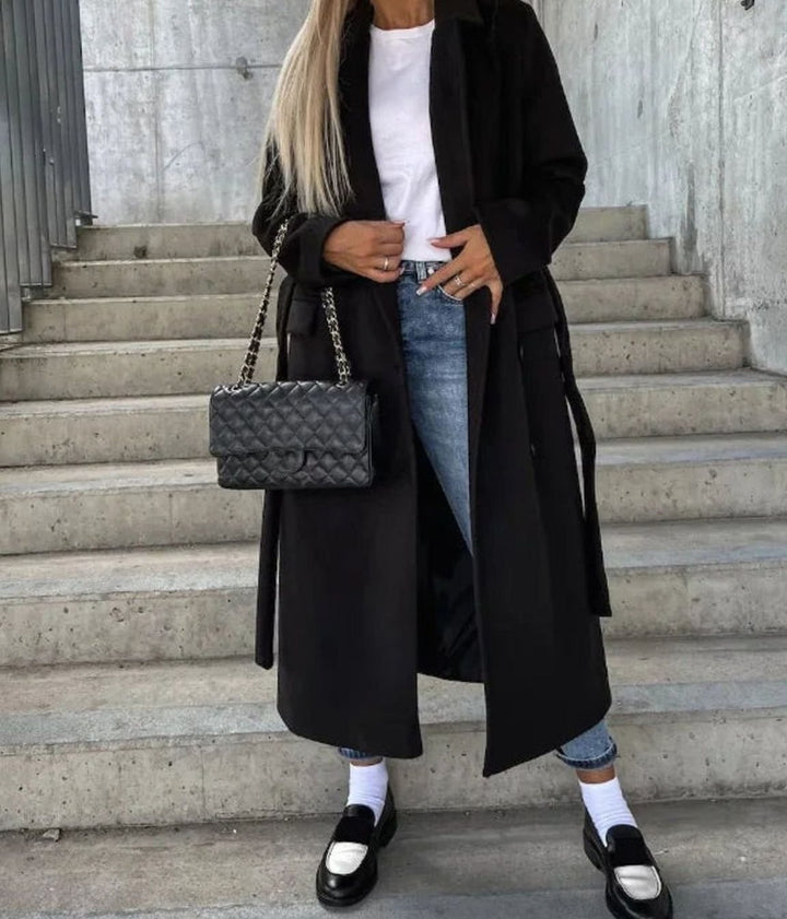 Ava | Double Button Front Coat