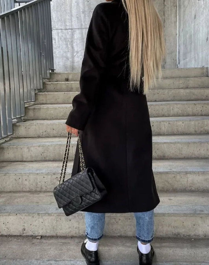 Ava | Double Button Front Coat