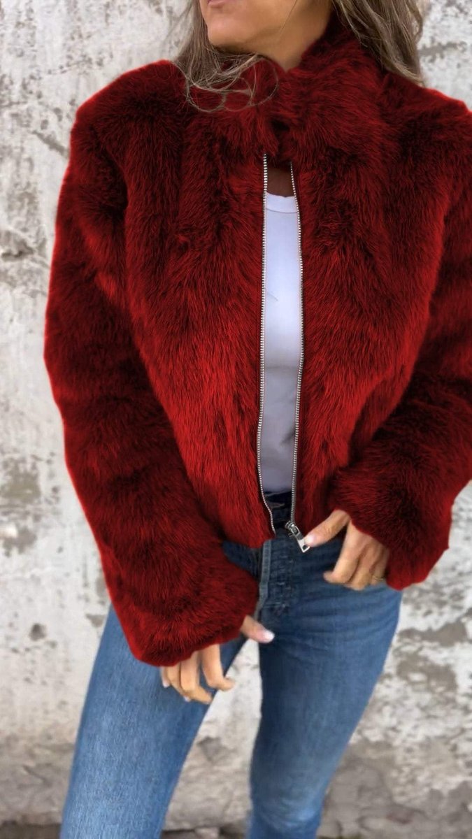 Winifred | Luxe Zip Up Short Coat