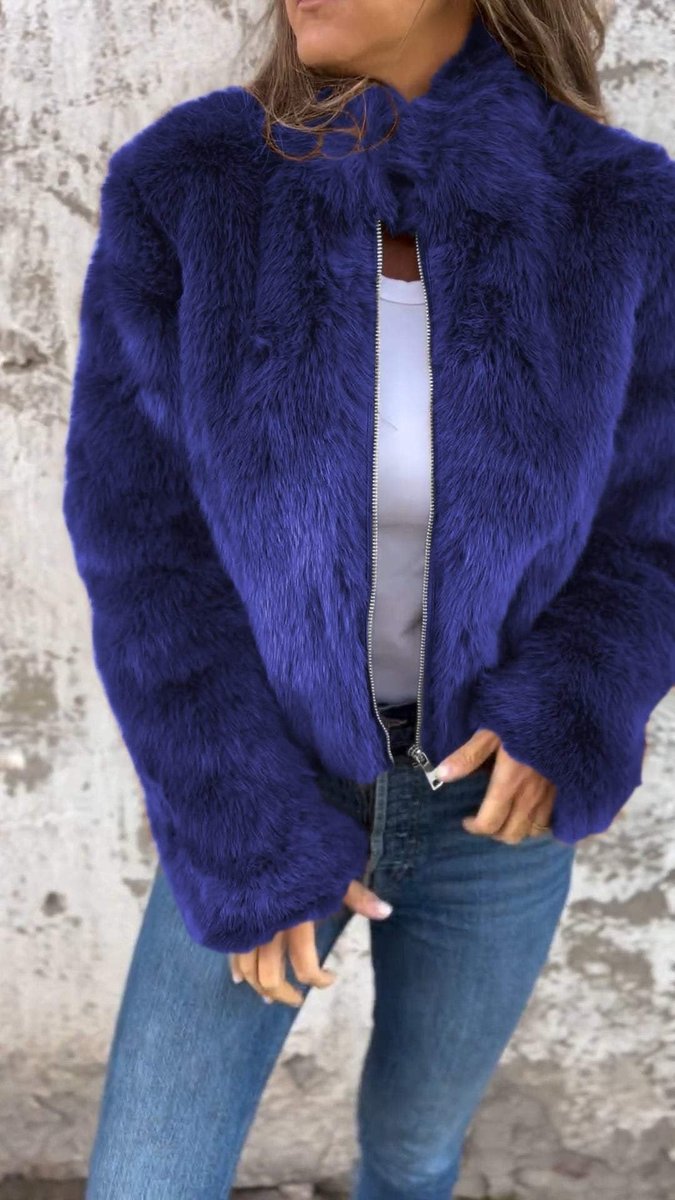 Winifred | Luxe Zip Up Short Coat