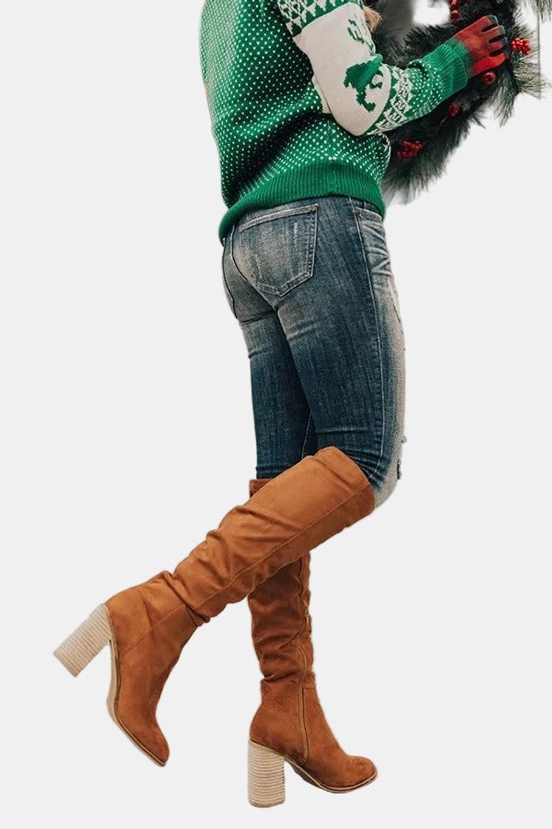 Grace | Slouchy Over Knee Boots