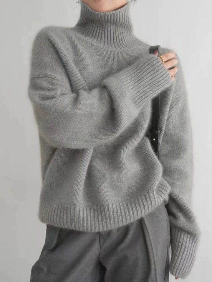 Bryony | Cashmere Blend Turtleneck Jumper Oversized