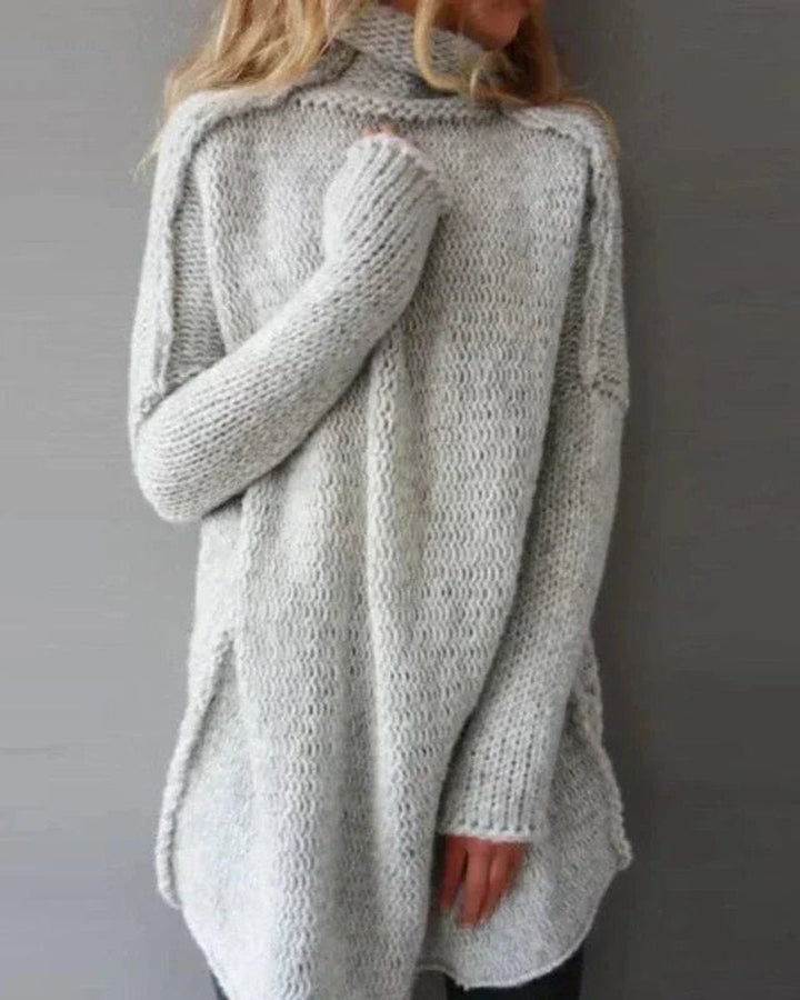 Tilly | Longline Chunky Turtleneck Jumper Oversized
