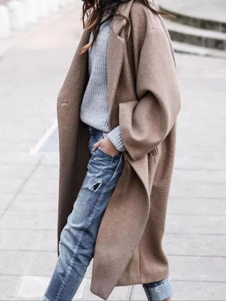 Olivia | Oversized Wool Blend Coat