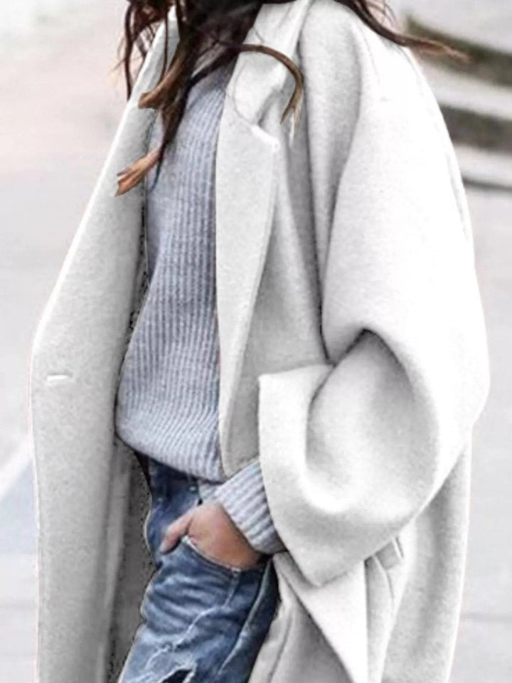 Olivia | Oversized Wool Blend Coat
