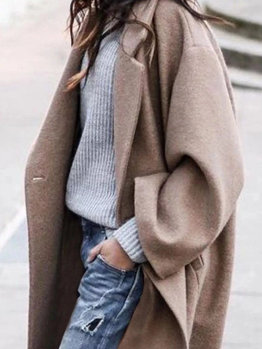 Olivia | Oversized Wool Blend Coat