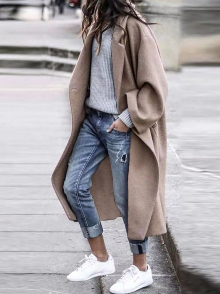 Olivia | Oversized Wool Blend Coat