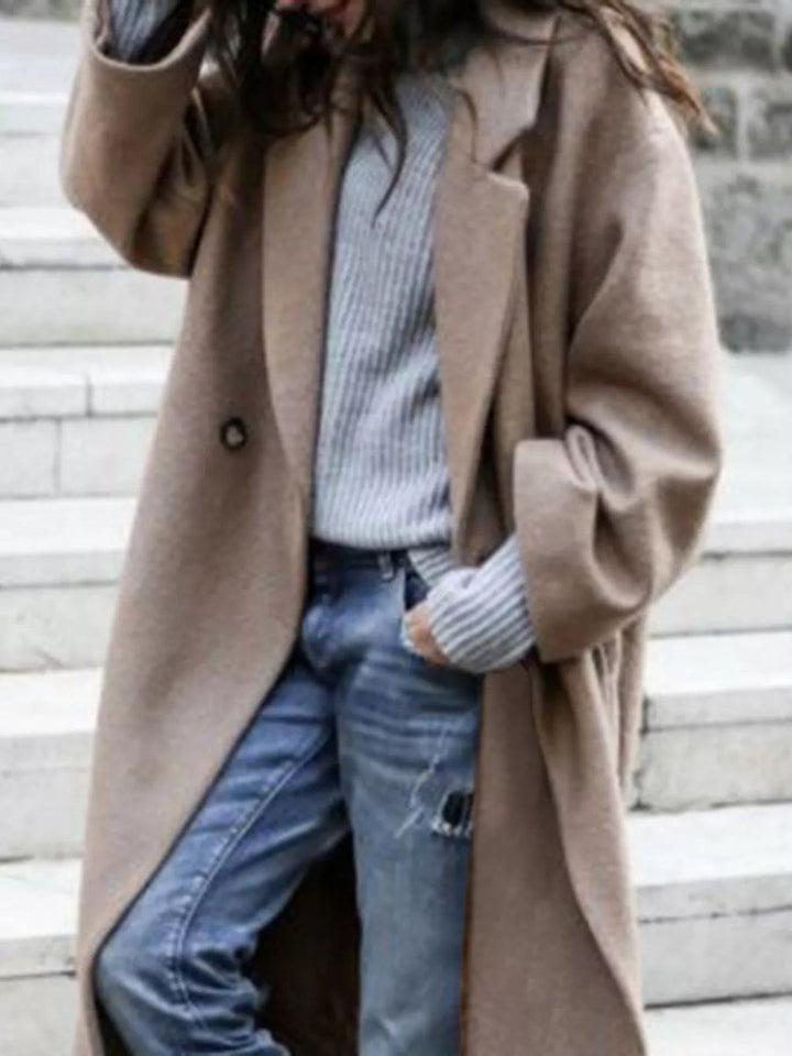 Olivia | Oversized Wool Blend Coat