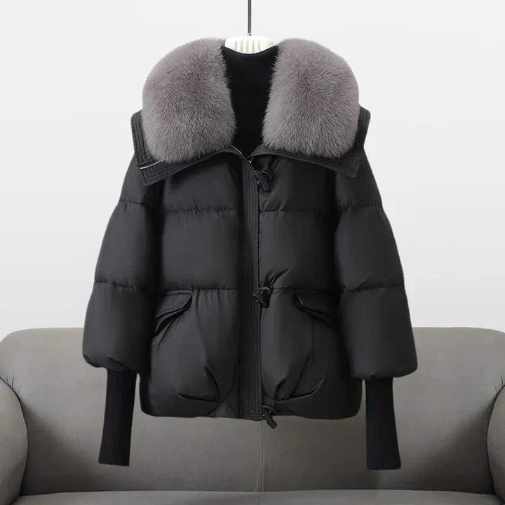 Florence | Oversized Quilted Faux Puffer Jacket