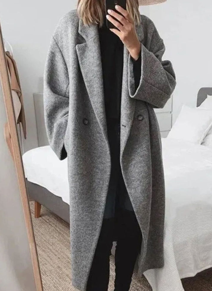 Grace | Double Breasted Long Coat