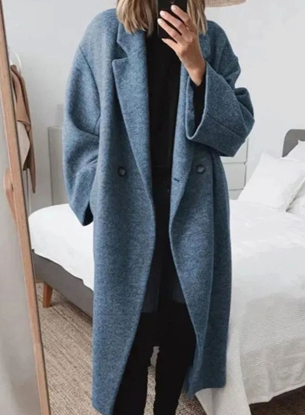 Grace | Double Breasted Long Coat