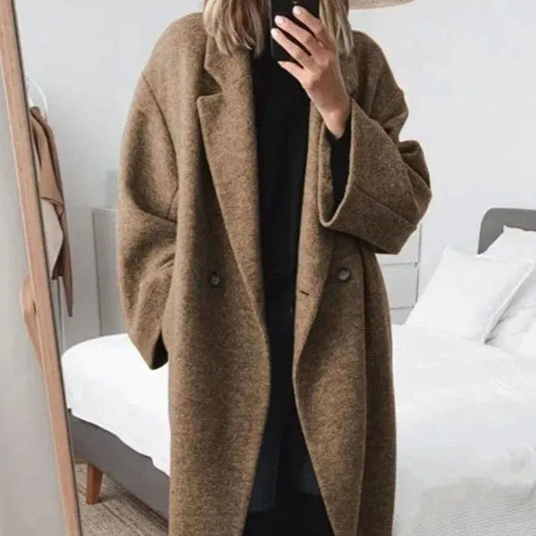 Grace | Double Breasted Long Coat