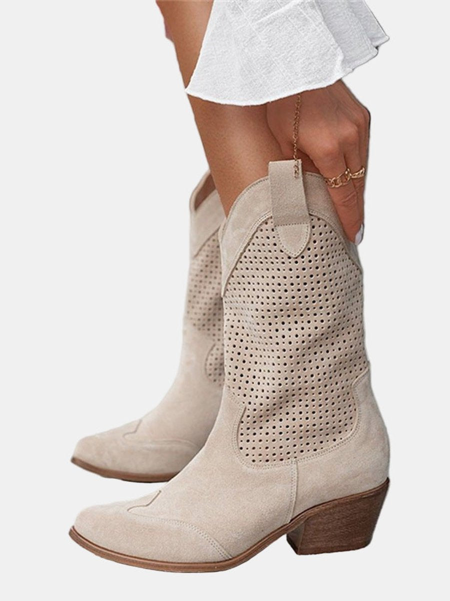 Alice | Suede Knee High Boots