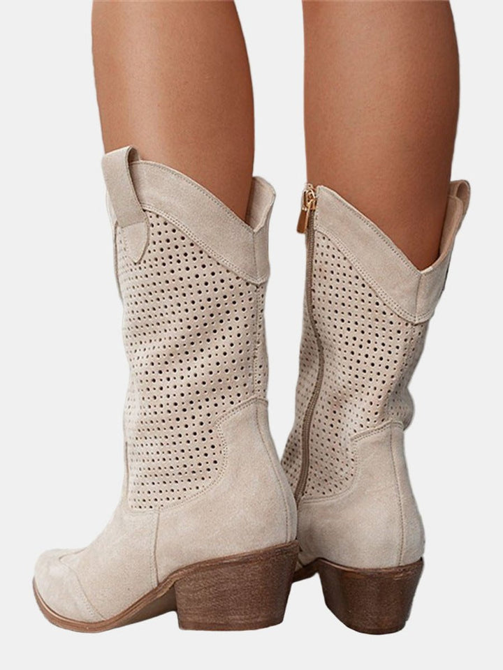 Alice | Suede Knee High Boots