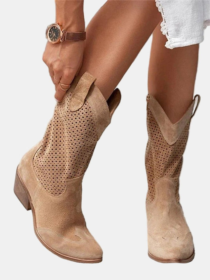 Alice | Suede Knee High Boots