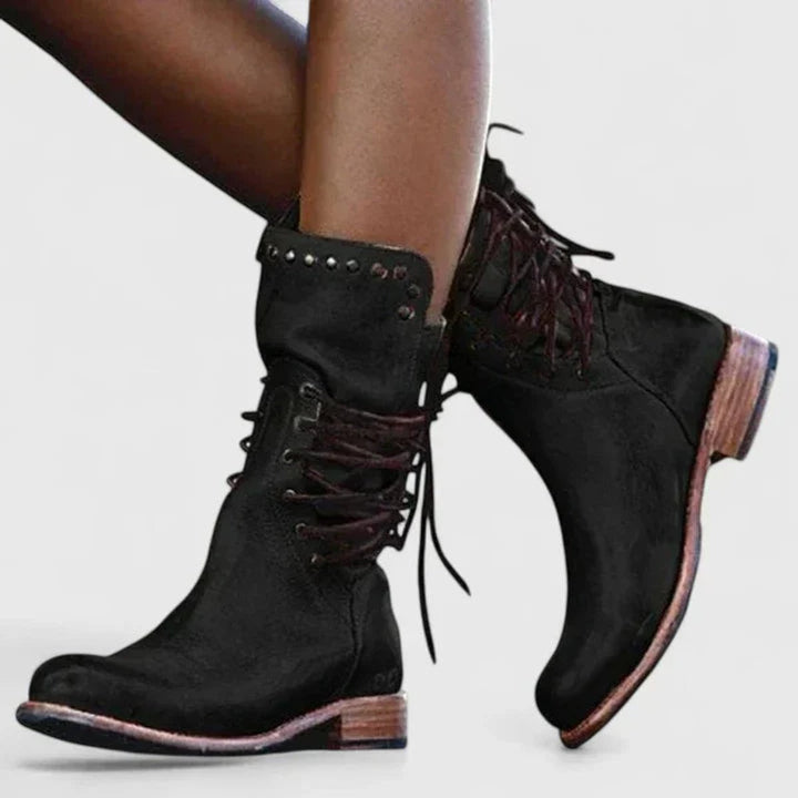 Beatrice | Studded Knee High Boots